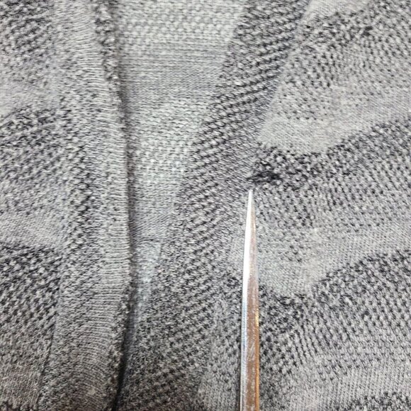 Romy Womens Open Front Cardigan Gray Size S Front Pockets - Picture 7 of 9